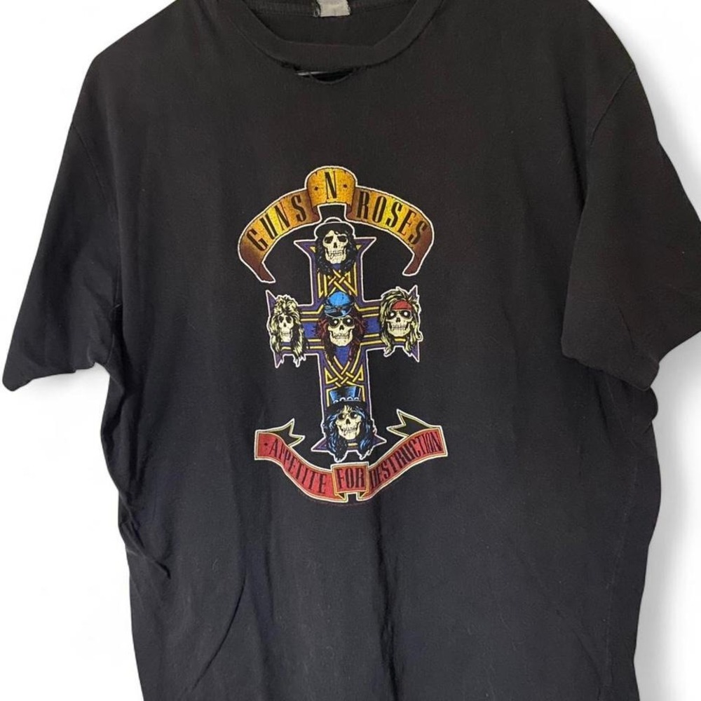 Guns N Roses black cotton t-shirt